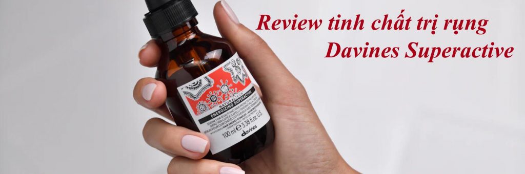 Review tinh chất trị rụng tóc Davines Energizing